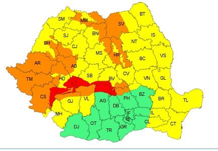 Cod Roșu de Vânt Puternic în Județul Sibiu: Trafic Îngreunat și Măsuri de Urgență